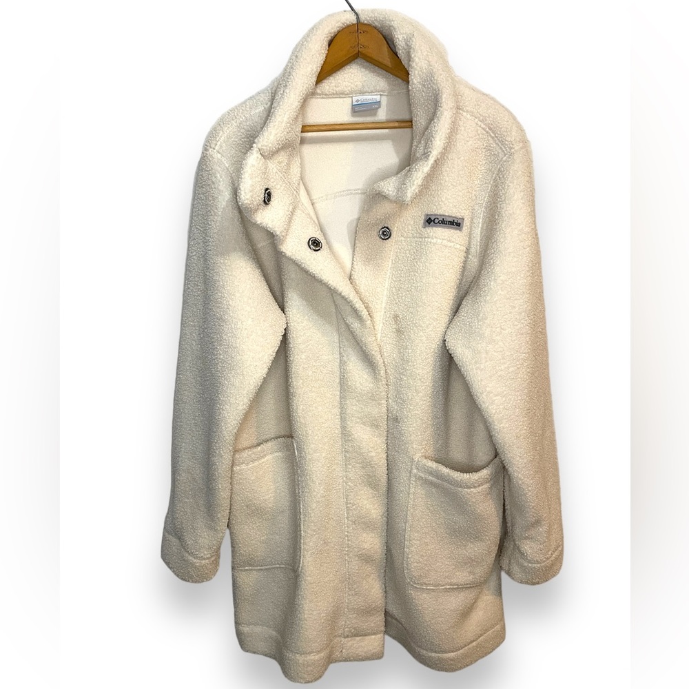 Women’s Columbia Sherpa/fleece long coat XXL